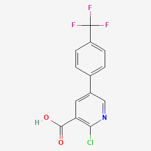 2-Chloro-5-(4-(trifluoromethyl)phenyl)nicotinic acid