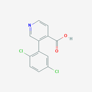 3-(2,5-Dichlorophenyl)pyridine-4-carboxylic acid