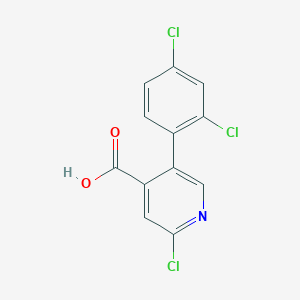 2-CHLORO-5-(2,4-DICHLOROPHENYL)ISONICOTINIC ACID