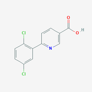 6-(2,5-Dichlorophenyl)pyridine-3-carboxylic acid