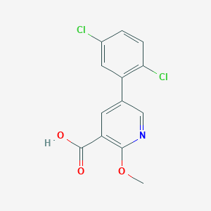 5-(2,5-Dichlorophenyl)-2-methoxypyridine-3-carboxylic acid