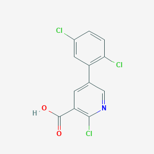 2-Chloro-5-(2,5-dichlorophenyl)nicotinic acid