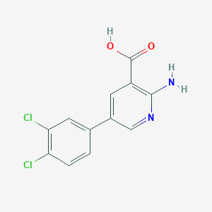 2-AMINO-5-(3,4-DICHLOROPHENYL)NICOTINIC ACID