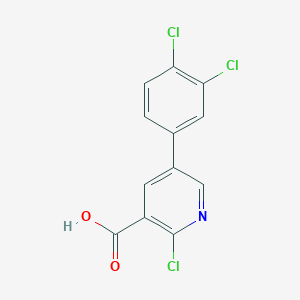 2-Chloro-5-(3,4-dichlorophenyl)nicotinic acid