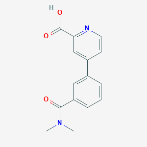 4-[3-(N,N-Dimethylaminocarbonyl)phenyl]picolinic acid