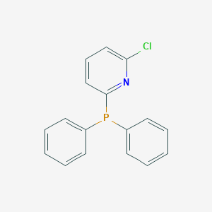 molecular formula C17H13ClNP B063925 2-氯-6-(二苯基膦基)吡啶 CAS No. 162753-00-6