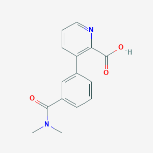 3-[3-(N,N-Dimethylaminocarbonyl)phenyl]picolinic acid