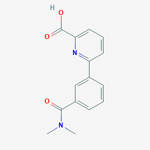 6-[3-(N,N-Dimethylaminocarbonyl)phenyl]picolinic acid