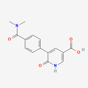 5-[4-(N,N-Dimethylaminocarbonyl)phenyl]-6-hydroxynicotinic acid