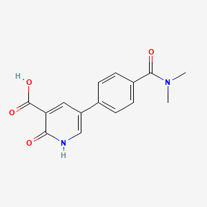 5-[4-(N,N-Dimethylaminocarbonyl)phenyl]-2-hydroxynicotinic acid