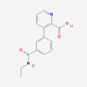 3-[3-(N-Ethylaminocarbonyl)phenyl]picolinic acid