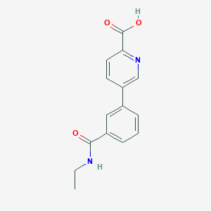 5-[3-(N-Ethylaminocarbonyl)phenyl]picolinic acid