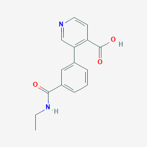 molecular formula C15H14N2O3 B6392692 MFCD18318155 CAS No. 1261980-72-6