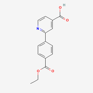 2-(4-Ethoxycarbonylphenyl)isonicotinic acid