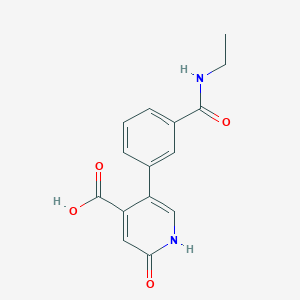 5-[3-(N-Ethylaminocarbonyl)phenyl]-2-hydroxyisonicotinic acid