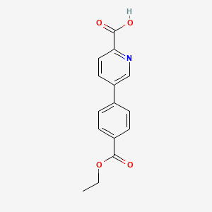 5-(4-Ethoxycarbonylphenyl)picolinic acid, 95%