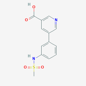 5-(3-Methylsulfonylaminophenyl)nicotinic acid