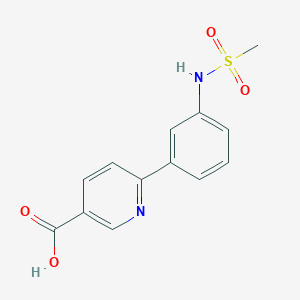 6-(3-Methylsulfonylaminophenyl)nicotinic acid