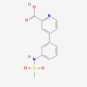 4-(3-Methylsulfonylaminophenyl)picolinic acid