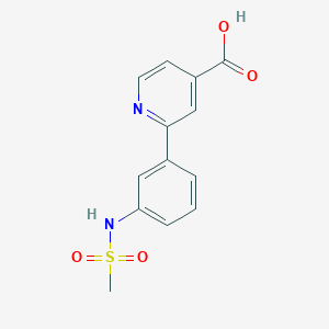 2-(3-Methylsulfonylaminophenyl)isonicotinic acid