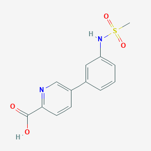 5-(3-Methylsulfonylaminophenyl)picolinic acid