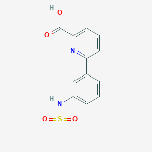 6-(3-Methylsulfonylaminophenyl)picolinic acid