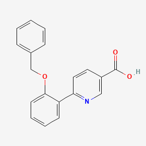 6-(2-Benzyloxyphenyl)nicotinic acid