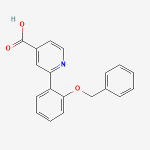 2-(2-Benzyloxyphenyl)isonicotinic acid