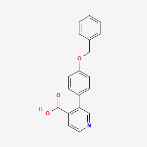 3-(4-Benzyloxyphenyl)isonicotinic acid