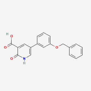 5-(3-Benzyloxyphenyl)-2-hydroxynicotinic acid