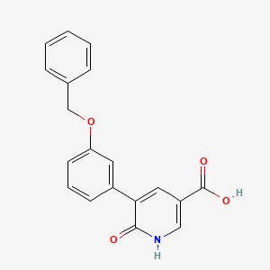 5-(3-Benzyloxyphenyl)-6-hydroxynicotinic acid