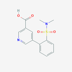 5-(2-N,N-Dimethylsulfamoylphenyl)nicotinic acid