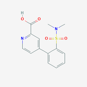 4-(2-N,N-Dimethylsulfamoylphenyl)picolinic acid