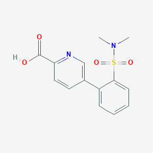 5-(2-N,N-Dimethylsulfamoylphenyl)picolinic acid