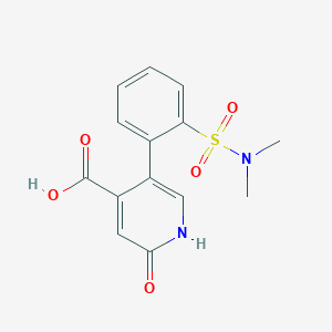 5-(2-N,N-Dimethylsulfamoylphenyl)-2-hydroxyisonicotinic acid