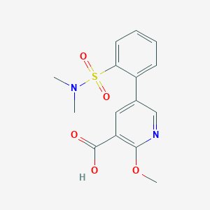 5-(2-N,N-Dimethylsulfamoylphenyl)-2-methoxynicotinic acid