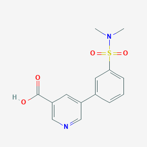 5-(3-N,N-Dimethylsulfamoylphenyl)nicotinic acid