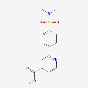 2-(4-N,N-Dimethylsulfamoylphenyl)isonicotinic acid