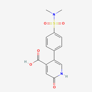 5-(4-N,N-Dimethylsulfamoylphenyl)-2-hydroxyisonicotinic acid