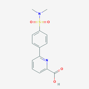 6-(4-N,N-Dimethylsulfamoylphenyl)picolinic acid