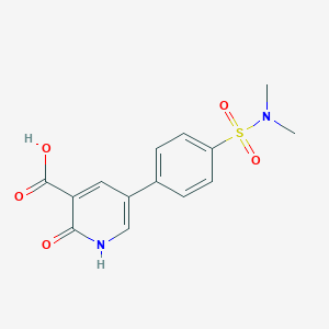 5-(4-N,N-Dimethylsulfamoylphenyl)-2-hydroxynicotinic acid