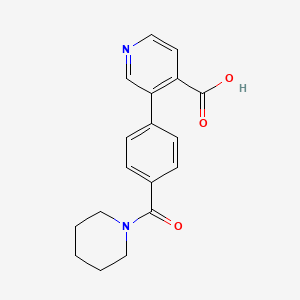 molecular formula C18H18N2O3 B6394963 MFCD18318667 CAS No. 1262009-93-7