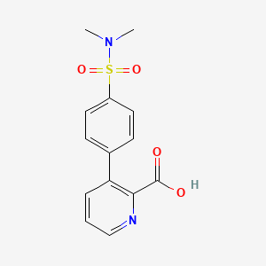 3-(4-N,N-Dimethylsulfamoylphenyl)picolinic acid