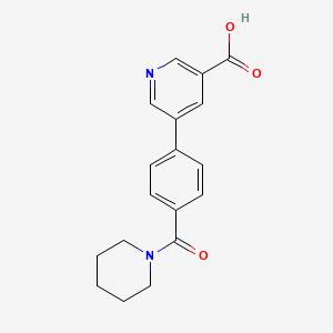 molecular formula C18H18N2O3 B6394989 MFCD18318669 CAS No. 1261951-50-1