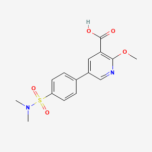 5-(4-N,N-Dimethylsulfamoylphenyl)-2-methoxynicotinic acid