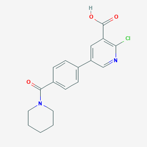 molecular formula C18H17ClN2O3 B6395043 MFCD18318681 CAS No. 1261973-31-2