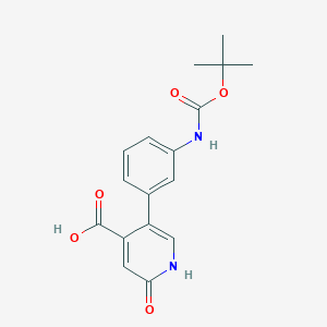 5-(3-BOC-Aminophenyl)-2-hydroxyisonicotinic acid