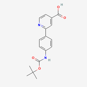 2-(4-BOC-Aminophenyl)isonicotinic acid