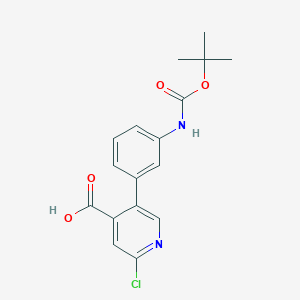 5-(3-BOC-Aminophenyl)-2-chloroisonicotinic acid