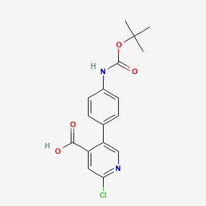 5-(4-BOC-Aminophenyl)-2-chloroisonicotinic acid